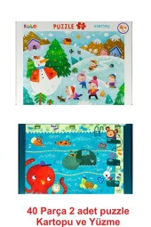 40 Parça Puzzle 2 Li Set - 2