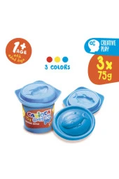 Bebek Oyun Hamuru 3 RenkX75 Gr 1+ Yaş - 2