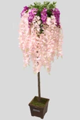 Yapay Akasya Ağacı Pembe Çiçekli 180cm - 7