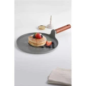 Neoflam Fika Alüminyum Döküm Krep Tava 26 Cm Gri - 1