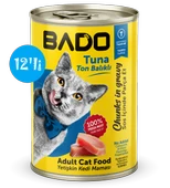 Bado Yetişkin Yaş Kedi Maması Ton Balıklı 400Gr 12'li - 2