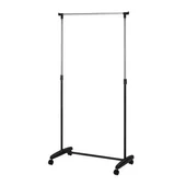 Handy Mate Nario Yükseklik Ayarlı ElbiseAskısı-Siyah/Krom 85x95-160x43 cm - 1