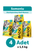 Bado Kısırlaştırılmış Kedi Maması Tavuk Etli 1,5 Kg 4'lü - 1