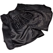 DragonDo MT3025 Black Night Muay Thai Şortu Siyah Antrenman Şortu - 4