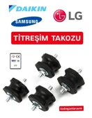 12000 VE  18000 Btu Klima Dış Ünite Titreşim Takozu - 1