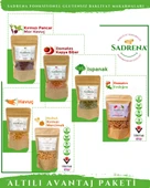 SADRENA Glutensiz & Vegan Yüksek Protein ve Lif İçeren Makarna 6'lı Avantaj Paket 6x200g. - 2