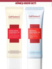 Cell Fusion C Derma Relief 100 Spf 50 /pa Çocuklar Ve Yetişkinler Için Güneş Kremi ve Aquatica Nemlendirici Güneş Kremi - 1