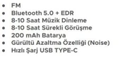 Concord Kulaklık Bluetooth B-36 Kablosuz Işıklı Radyolu Kulaküstü - 2