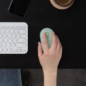 Logıtech Mouse Pebble M350 Kablosuz BT Optik Mouse (Yeşil) - 3