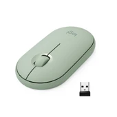 Logıtech Mouse Pebble M350 Kablosuz BT Optik Mouse (Yeşil) - 1