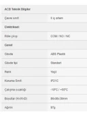 EDS ACB Acil Çıkış Butonu - 8