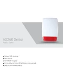 EDS AS260M Yürüyen LED Göstergeli Harici Siren - 4