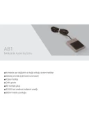 EDS AB1 Mekanik Ayak Butonu Alarm Sistemi - 3