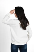 Kadın Baskılı Sweatshirt 1636-24 - 6