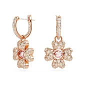 5674212 Swarovski Küpe Idyllia:Pe Mn Hoop Cz Clover Silk/Ros - 1