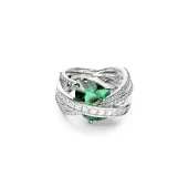 5666957 Swarovski Yüzük Hyperbola:Ring Gre/Rhs 55 - 1