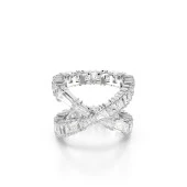 5677629 Swarovski Yüzük Hyperbola:Rıng Whıte/Rhs 60 - 1