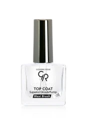 GOLDEN ROSE Top Coat - Gel Look - Parlatıcı Oje - 1