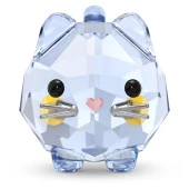 5658328 Swarovski Biblo Chubby Cats:Blue Cat - 1