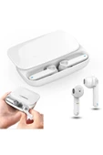 GLRTech Xiaomi Redmi Note 8 Pro Uyumlu Uyumlu Kızaklı Kablosuz Beyaz Tws Kulaklık - 1