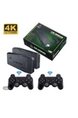 ONREZ Yeni Nesil 2.4g Kablosuz Çift Kol Retro Oyunlar 4k Game Stick  Atari - 1