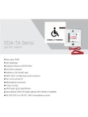 EDS EDA-TA Serisi Sesli Uyarı Sistemi İpli Çağrı Sistemi - 5