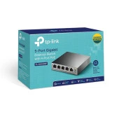 TP-LINK 5port 63w 4port PoE TL-SG1005P GIGABIT Yönetilemez Switch thumbnail 4