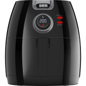 Sem Akıllı Aircook Yağsız Kızartma Sıcak Hava Fritöz - Airfryer 8 Program SC301 - 3