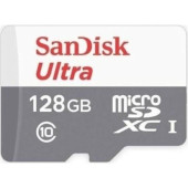 SanDisk Ultra SDSQUNR-128G-GN6MN Class 10 UHS-I 128 GB Micro SD Kart - 1