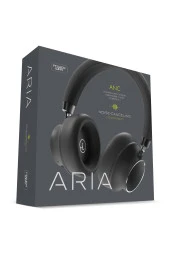 Powerway Aria Kulak Üstü Bluetooth Kulaklık Siyah Kablosuz Ayarlanabilir Aktif Gürültü Önleyici - 1