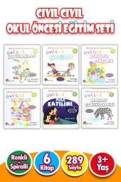 Cıvıl Cıvıl Okul Öncesi Eğitim Seti 3+ Yaş - 1