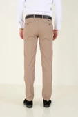 Erkek Yan Cep Kumaş Pantolon Vizon - 6