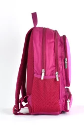 Lumberjack Okul Sırt Çantası Unisex Çok Gözlü Günlük Seyahat Sırt Çantası Pembe LMCAN24012 - 3