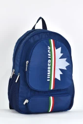 Lumberjack Okul Sırt Çantası Unisex Çok Gözlü Günlük Seyahat Sırt Çantası Lacivert LMCAN24014 thumbnail 2