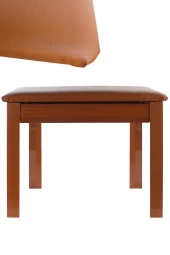 Midex TBX-144OR Üst Kalite Piyano Taburesi Gizli Bölmeli Turuncu Renk (32x54x48) - 1