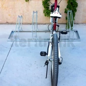 Bisiklet Park Yeri Dörtlü Galvaniz, Park Sehpası 40x140 cm - 4