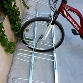Bisiklet Park Yeri Altılı Galvaniz 40x210 cm, Bisiklet Park Demiri - 2