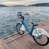 Bisiklet Park Yeri Altılı Galvaniz EKO, Park Demiri 40x210 cm - 1