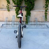 Bisiklet Park Yeri Altılı Galvaniz 40x210 cm, Bisiklet Park Demiri - 4