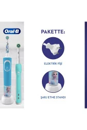 Oral-B Pro 500 Şarjlı Diş Fırçası + D100 Frozen Aile Paketi - 2