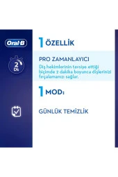Oral-B Pro 500 Şarjlı Diş Fırçası + D100 Frozen Aile Paketi - 3