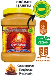 Bozkırlı Çavuşoğlu Odun Ateşinde Bozkır Tahini Kepeksiz Karafırın Tahini 930g 2'li Paket - 2