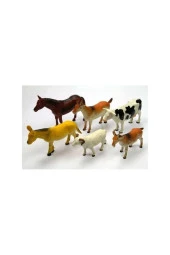 Oyuncak Çiflik Hayvanları 6 Parça 13 Cm - 1