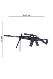 Lazerli Dürbünlü Keskin Nişancı Silahı Boncuk Atan Tüfek - 1