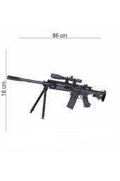 Oyuncak Lazerli Keskin Nişancı Silah Boncuk Atan Tüfek - 1