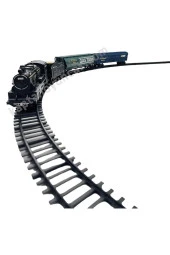 Sesli Işıklı Kara Tren 18 Parça - 3