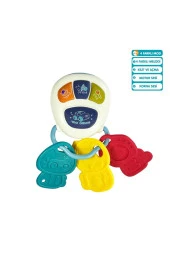 Işıklı ve Müzikli Anahtarlık Bebek Piyanosu - 1