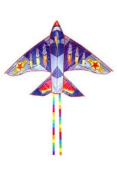 Uçak Uçurtma Roket Desenli Büyük Boy - 1