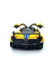 2016 Pagani Huayra Bc (şeritli) - Çek Bırak 5inch. Lisanslı Model Araba, Oyuncak Araba 1:38 - 4