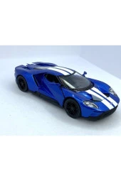 2017 Ford Gt (şeritli) Çek Bırak 5inch. Lisanslı Model Araba, Oyuncak Araba 1:38 - 3